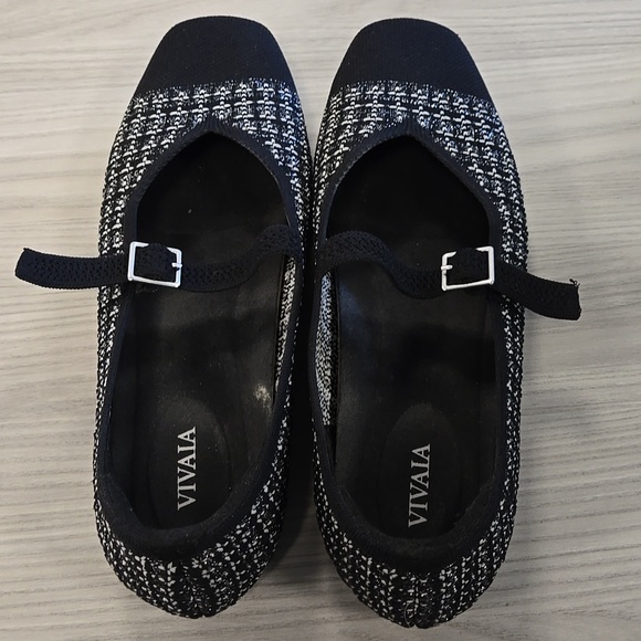 Vivaia Square Toe Margot Mary Janes 39.5 - Picture 2 of 3